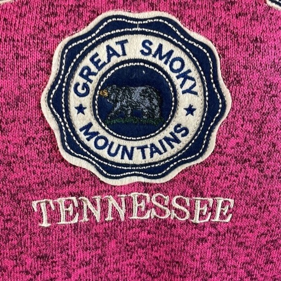 Pigeon Forge Tennessee Womens Hooded Sweatshirt SZ S Pink Embroidered - Picture 5 of 10